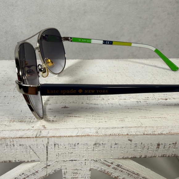 Kate Spade Black Aviator Sunglasses - Picture 4 of 7